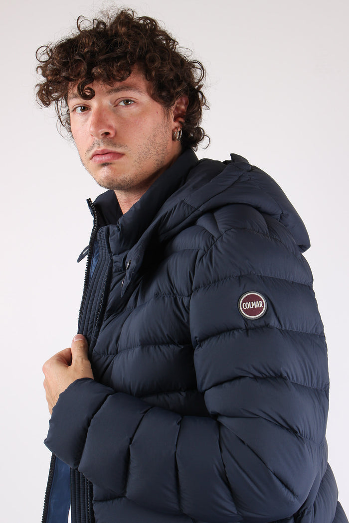 Giubbotto Cappuccio Staccabile Navy-7