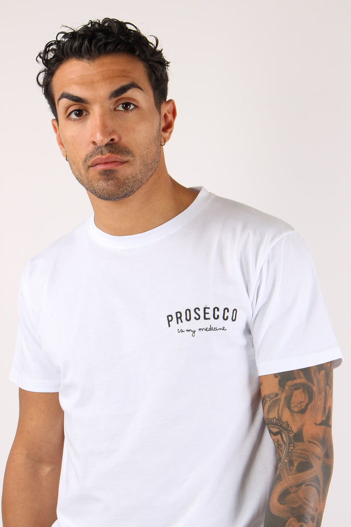 T-shirt Ricamo Prosecco Bianco-6