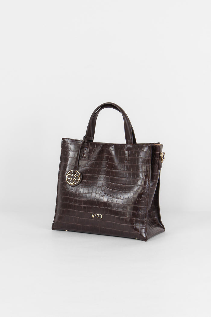 Blake Shopping Verticale Cocco Moro-2
