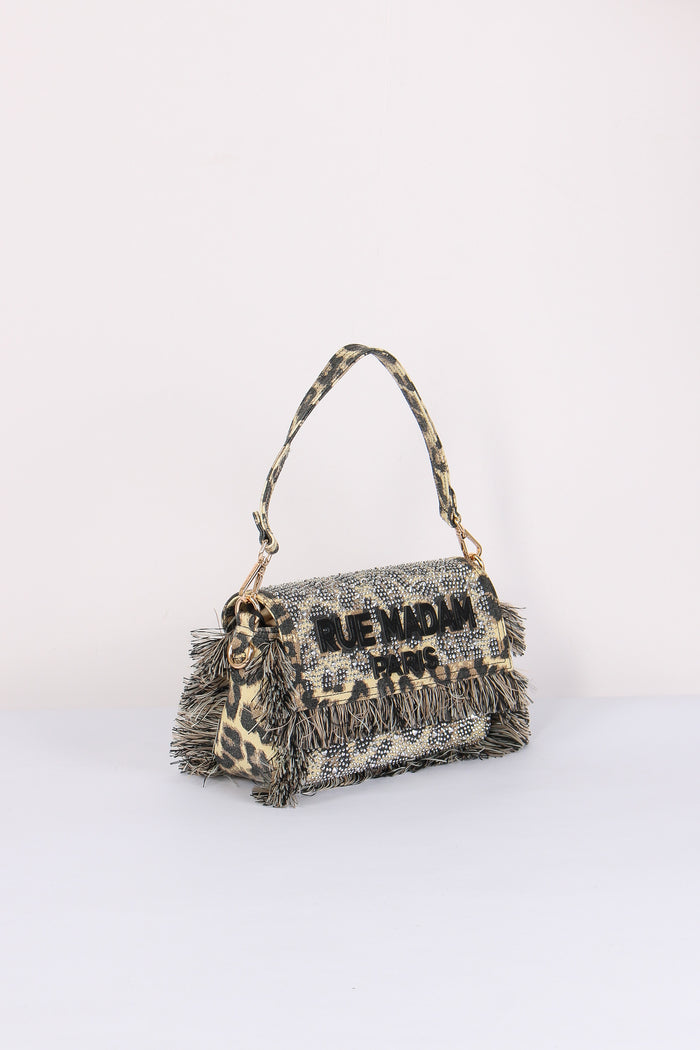 Tracolla Strass Leopard-9
