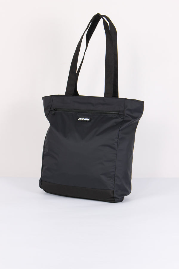 Shopping Verticale Nylon Black Pure-2