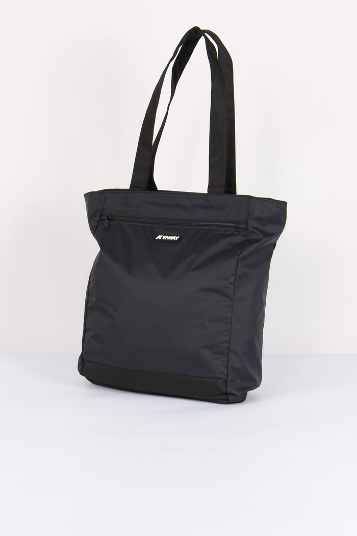 Shopping Verticale Nylon Black Pure-2