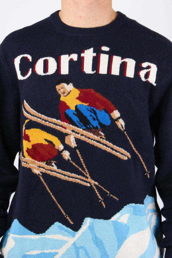 Maglia Girocollo Fantasia Cortina Ski-2