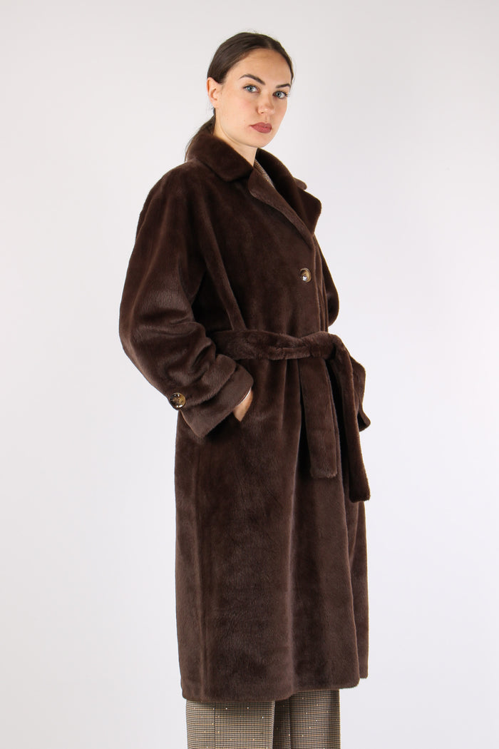 Chamlet Pelliccia Lunga Cintur Shopping-3