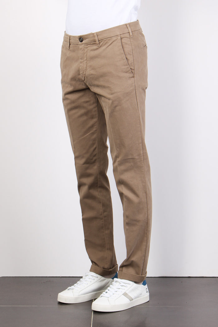 Pantalone Chino Regular Stretc Tan-5