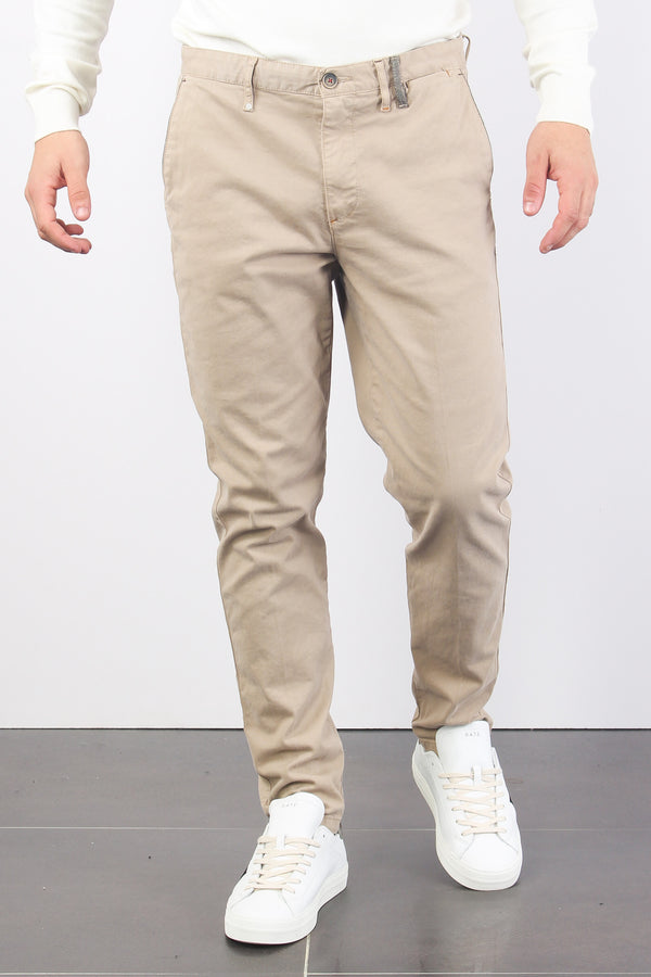 Pantalone Chino Basico Sabbia-2