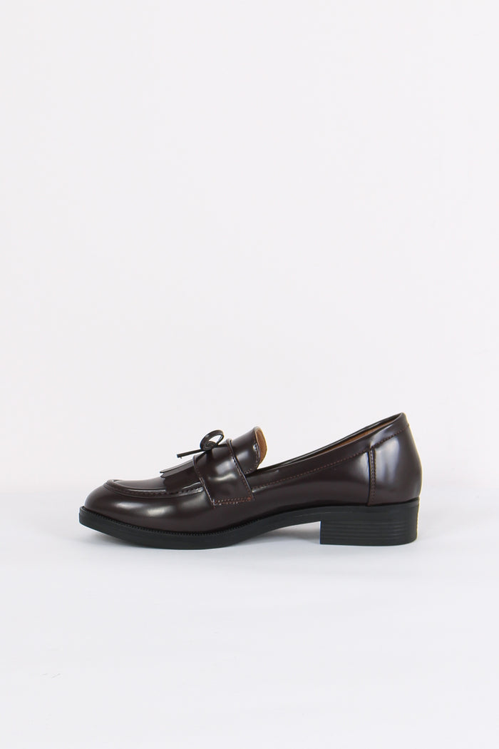 Mocassino Lucido Nappine Brown-7