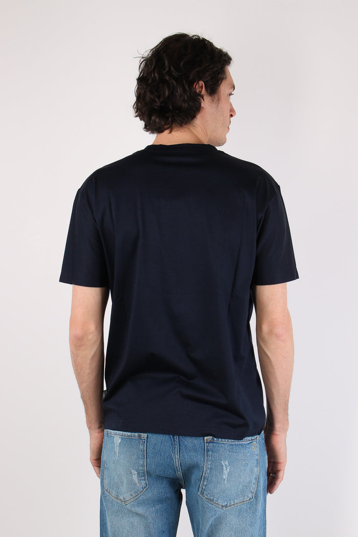 T-shirt Basica Modal Blu-5