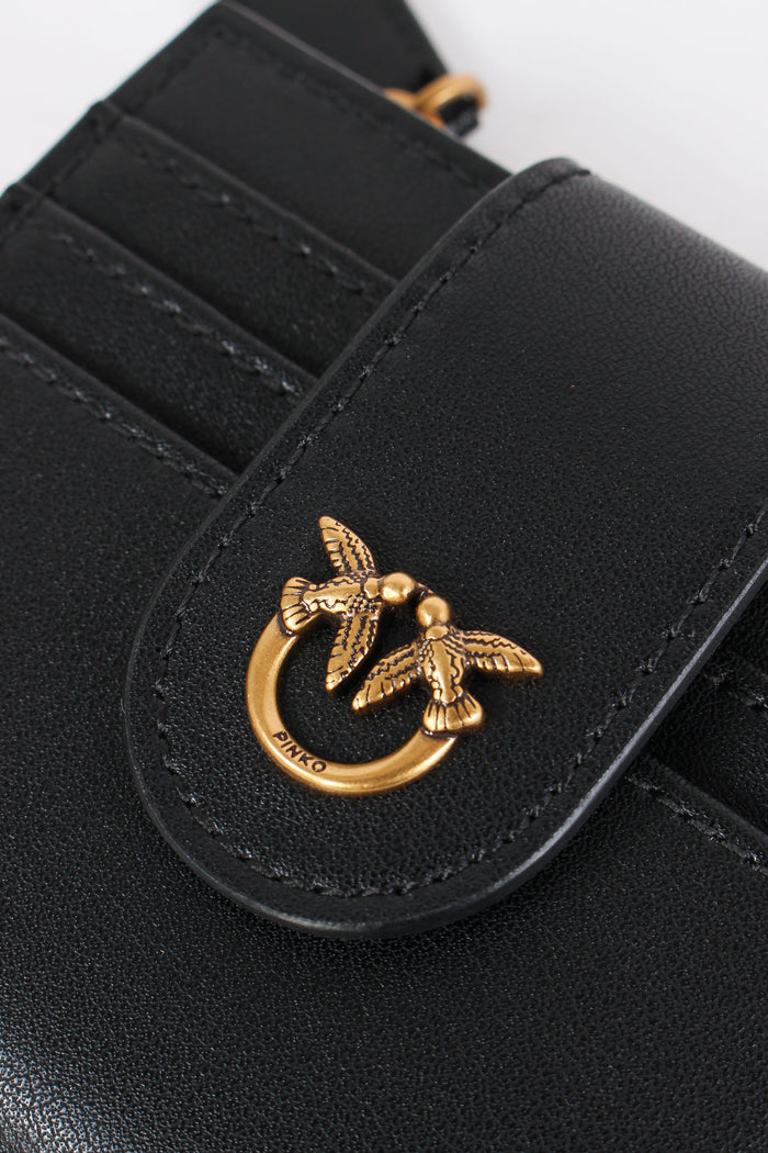 Portacarte Classic Vitello Nero/gold-8