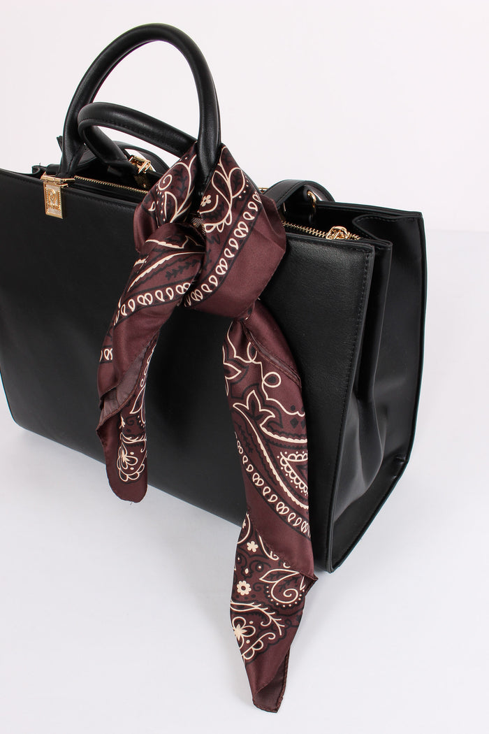 Foulard Fantasia Bandana Brown-4