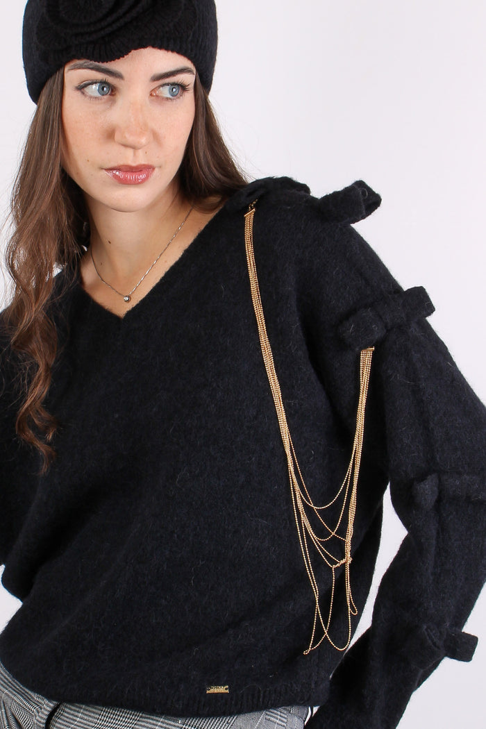 Maglia Scavo V Fiocchi Black-8