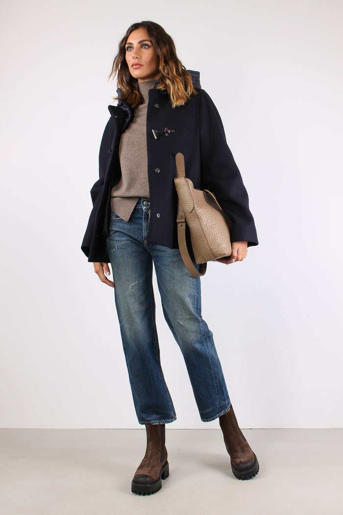 Cappa Cappuccuio Nylon Blu-2