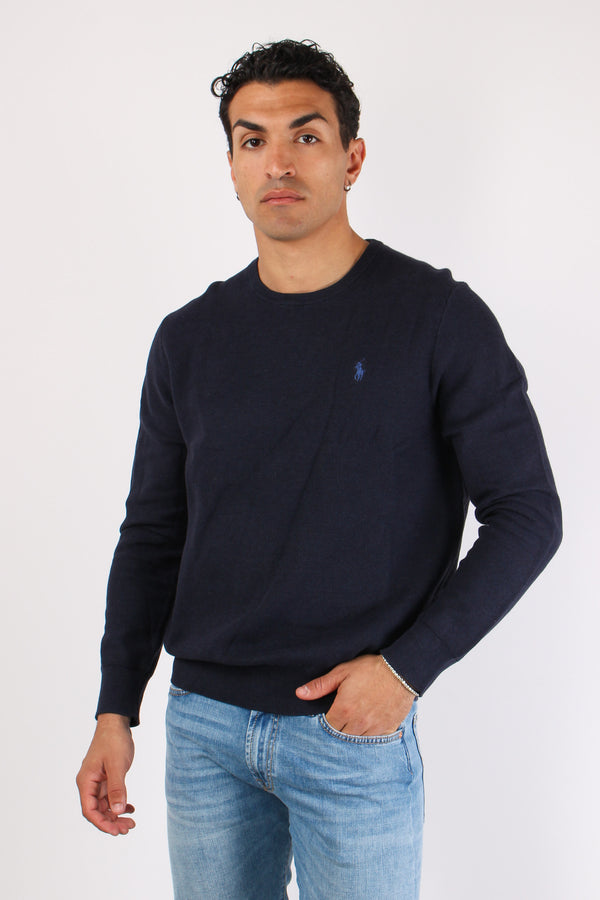 Maglia Girocollo Nido Dape Navy