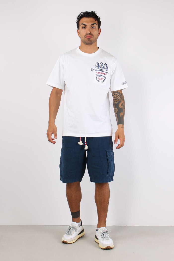T-shirt Stampa Bianco-2