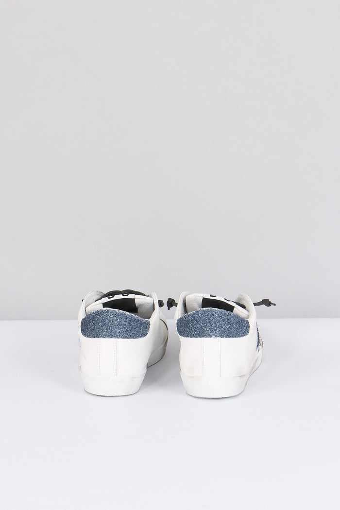 Sneakers Prime Star Stella Glitter Bianco/blu-4