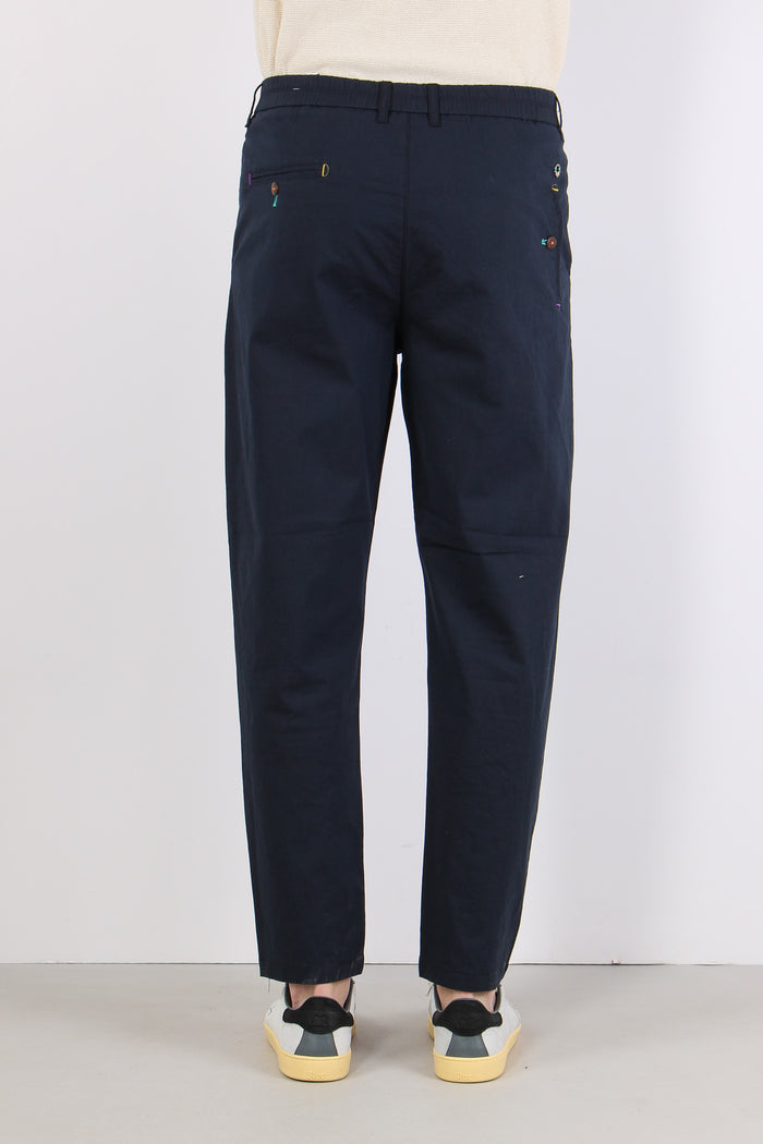 Pantalaccio Misto Lino Blu-4