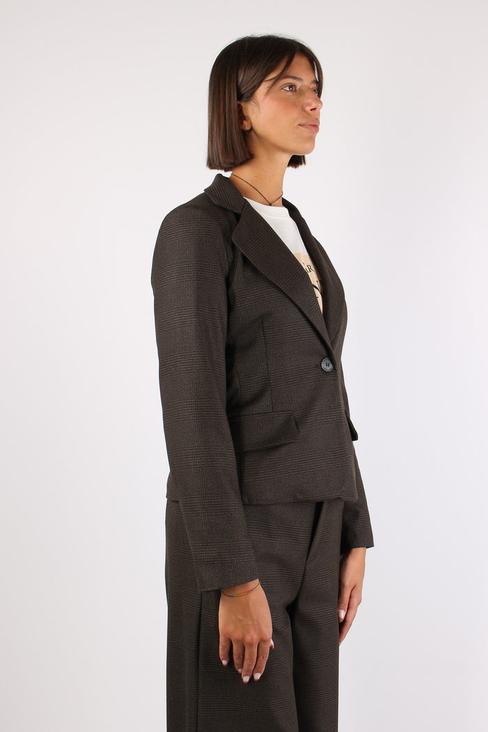 Giacca Fittata Principe Galles Moro-6