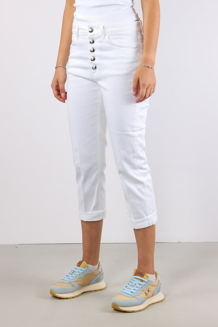 Koons Denim Bull Stretch Bianco-4