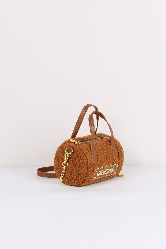 Bauletto Mini Teddy Cuoio-5