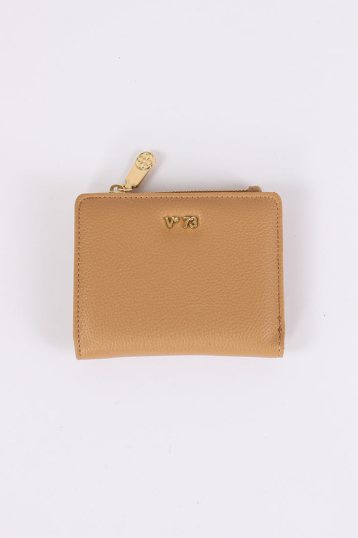 Keira Portafoglio Small Zip Around Beige-5