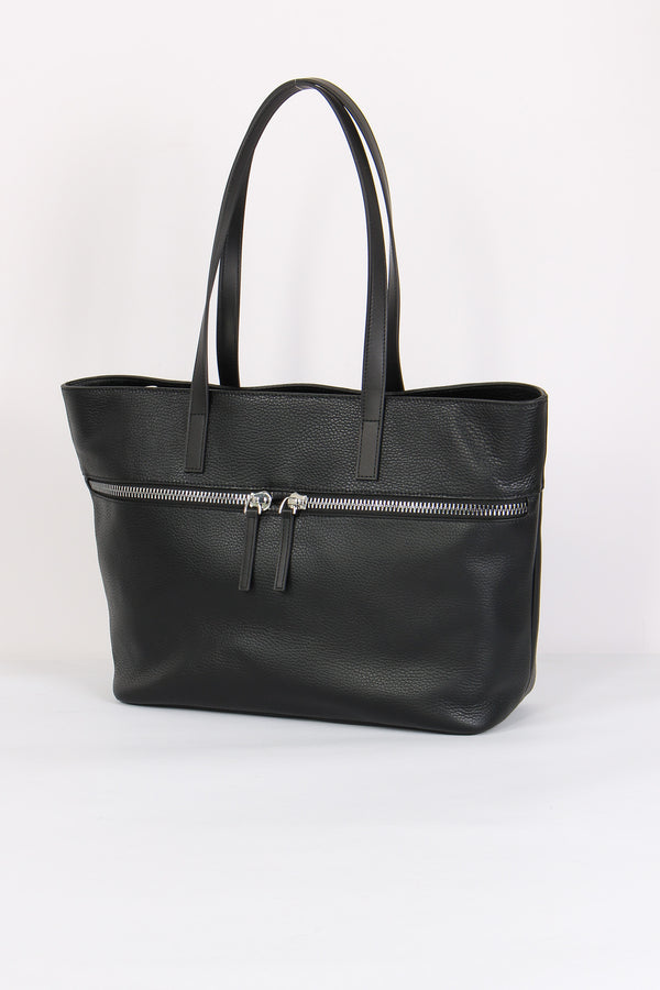 Corallina Shopping Zip Grande Black-2