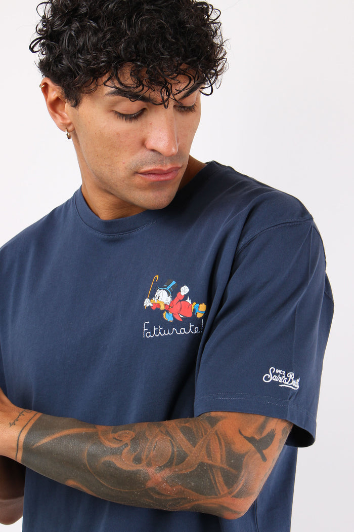 T-shirt Scrooge Fatturate Blu-3