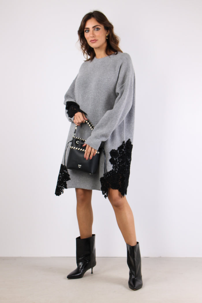 Valledaosta Abito Inserto Pizz Grigio Monumento