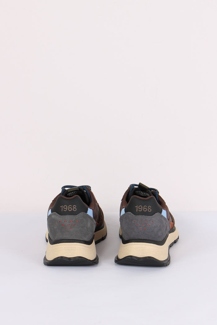 Sneakers Fire & Camping Marrone-3