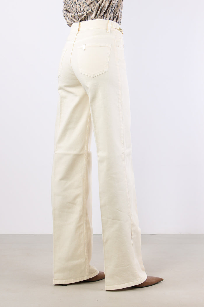Pantalone Flare Applicazione Passanti Angora-6