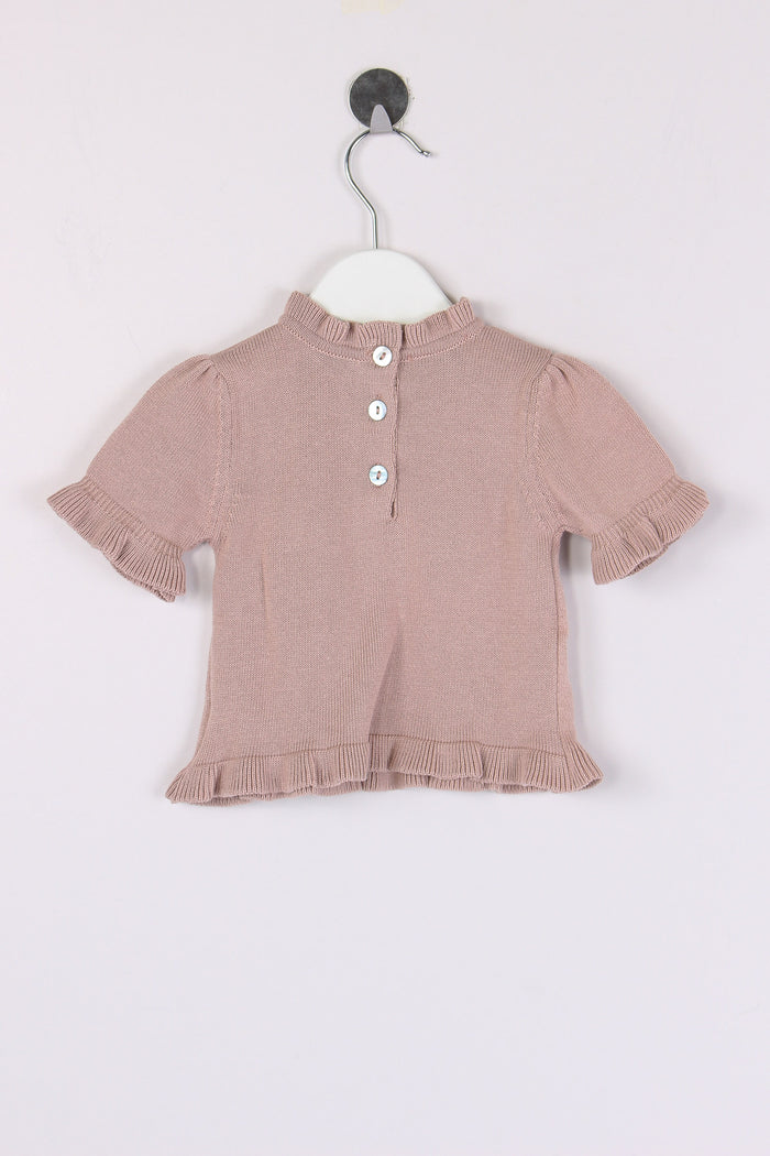 Maglia M/m Ricamo Giraffa Tramonto-2