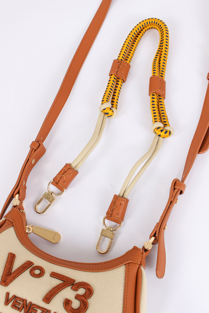 Responsible 73 Baguette Canvas Off White/cuoio-7