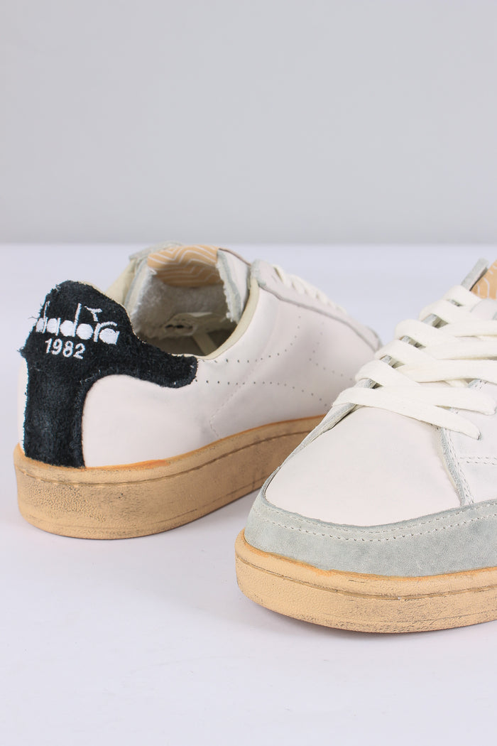 Sneakers Presitge Plain Used Bianco/nero-5