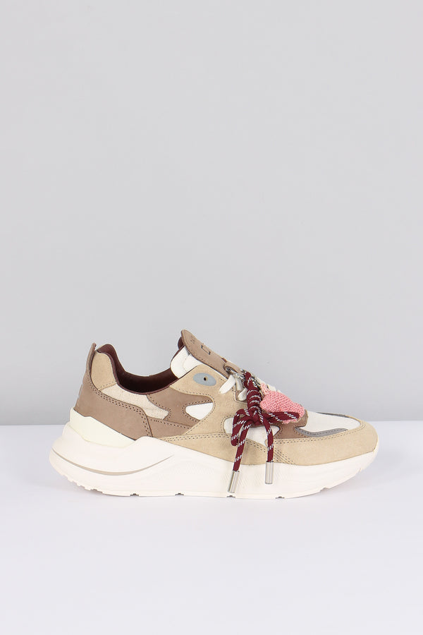 Sneakers Fuga Linen White/beige