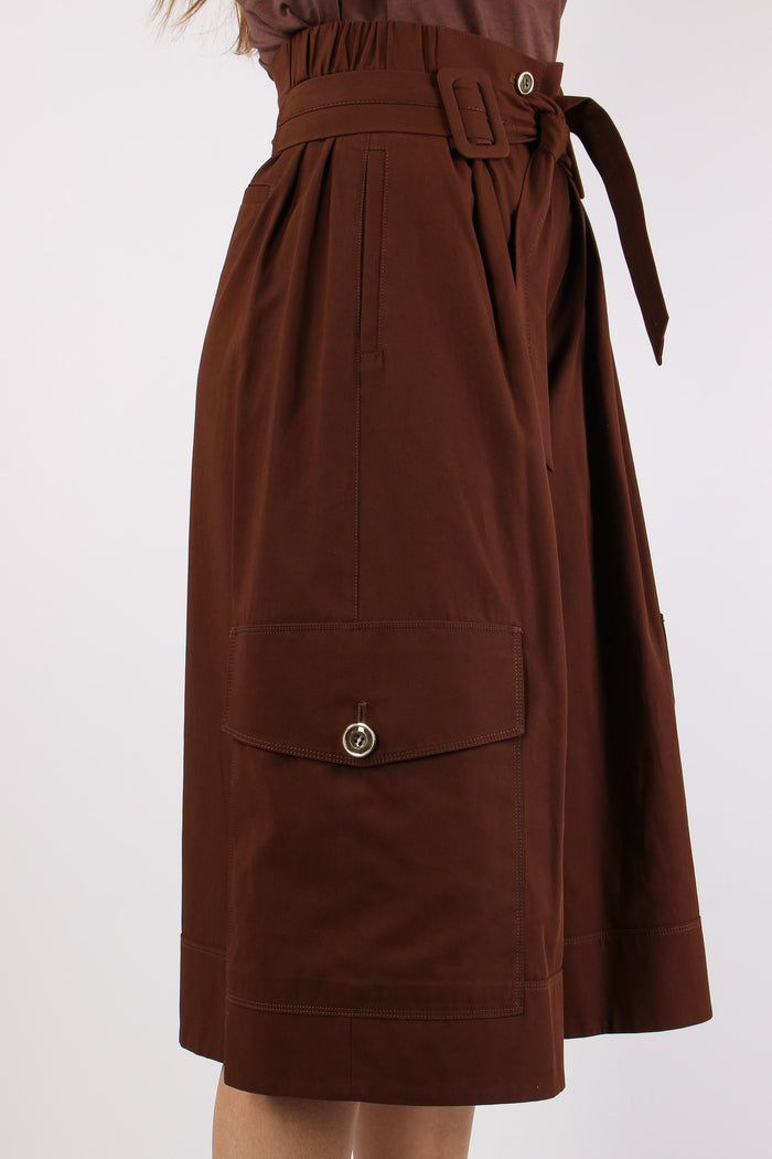 Patricia Bermuda Cotone Marrone-8