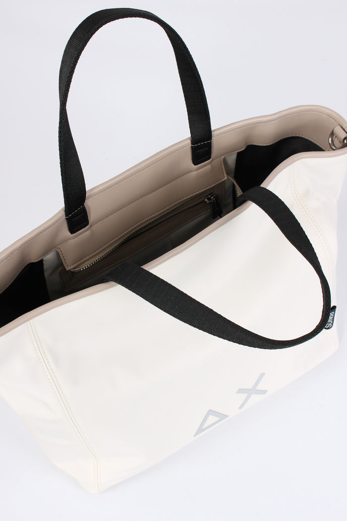 Borsa Jacqueline Logo Bianco-5