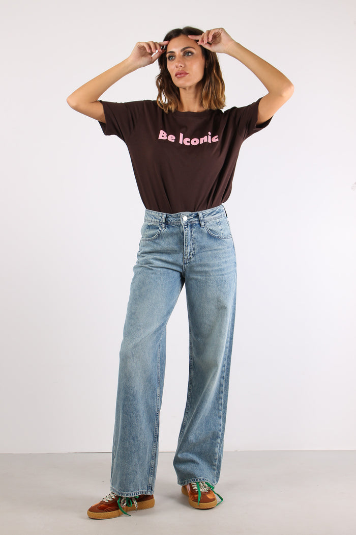 Denim Cropped Stretch Denim Medio