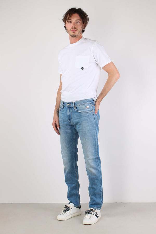 Denim Tela Ferma Denim Chiaro