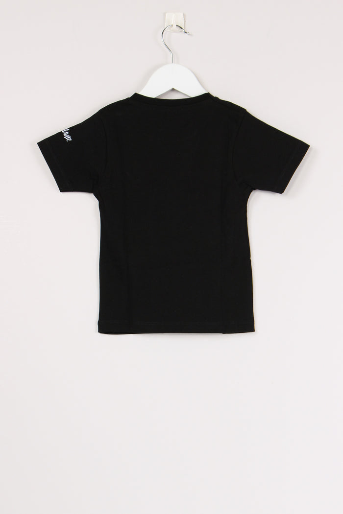 T-shirt Ricamo Smile Black-2
