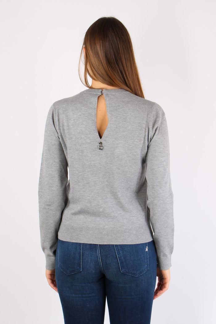 Cretas Maglia Giroccollo Appli Medium-6