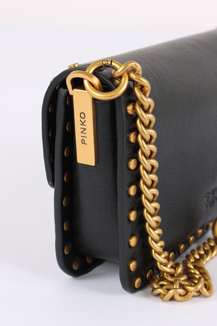 Tracollina Love One Mini Slouchy Nero/antique Gold-6