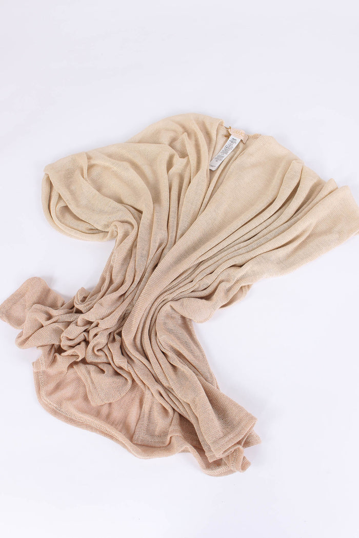 Poncho Knitwear Ombre Cannella-3