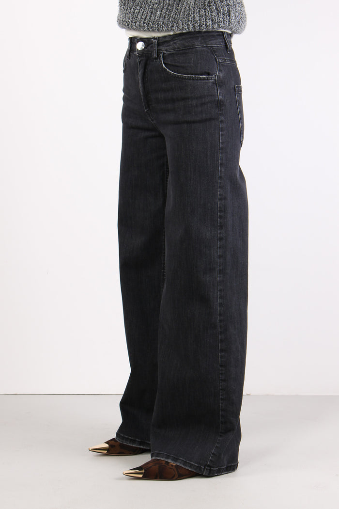 Denim Palazzo Denim Black-3