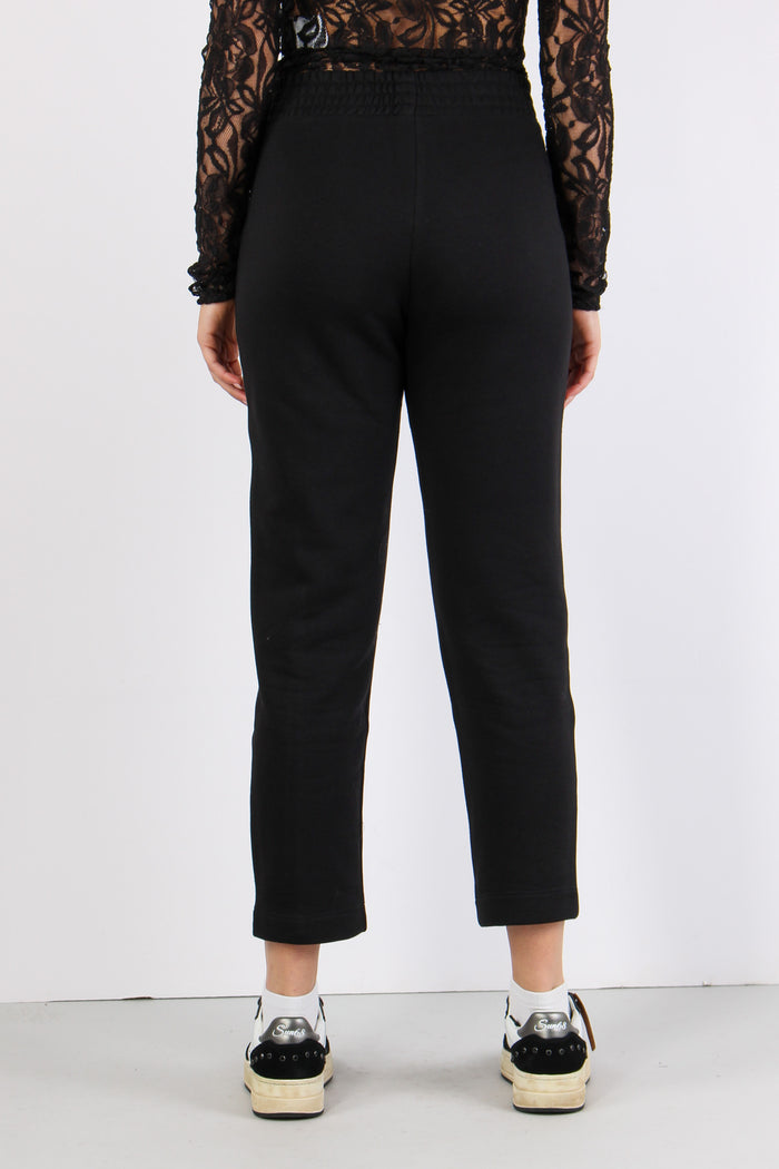 Pantalone Dritto Felpa Black-3