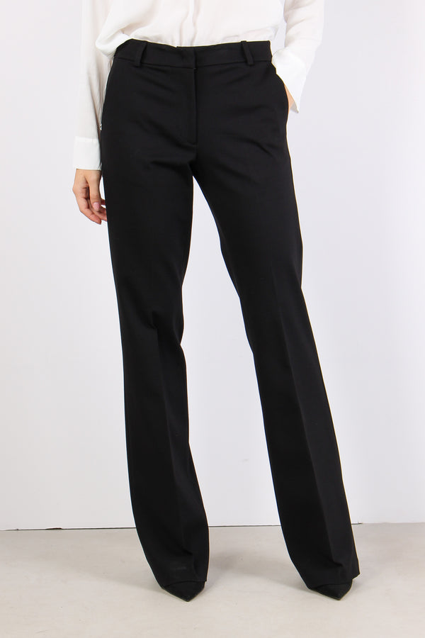 Pantalone Zampa Punto Milano Nero-2