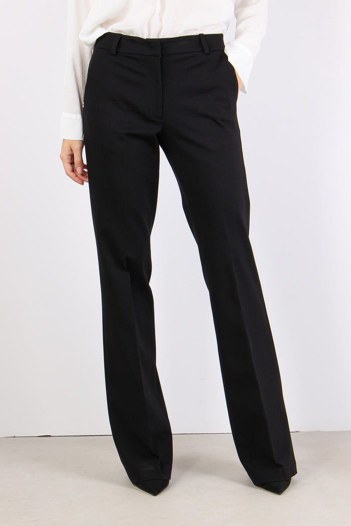 Pantalone Zampa Punto Milano Nero-2