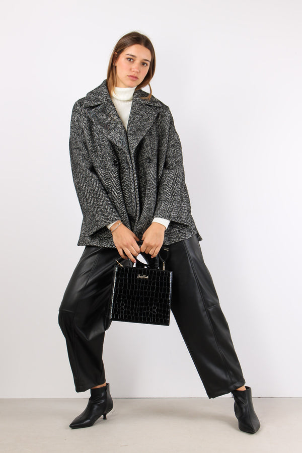 Caban Corto Resca Panna/nero