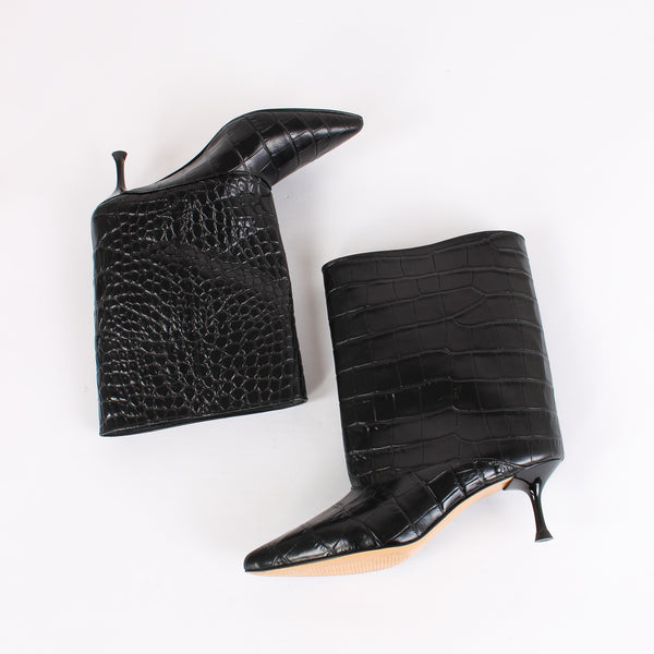 Tronchetto Stampa Cocco Nero-2