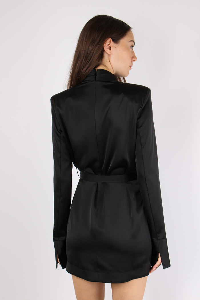 Abito Raso Cintura Black-6