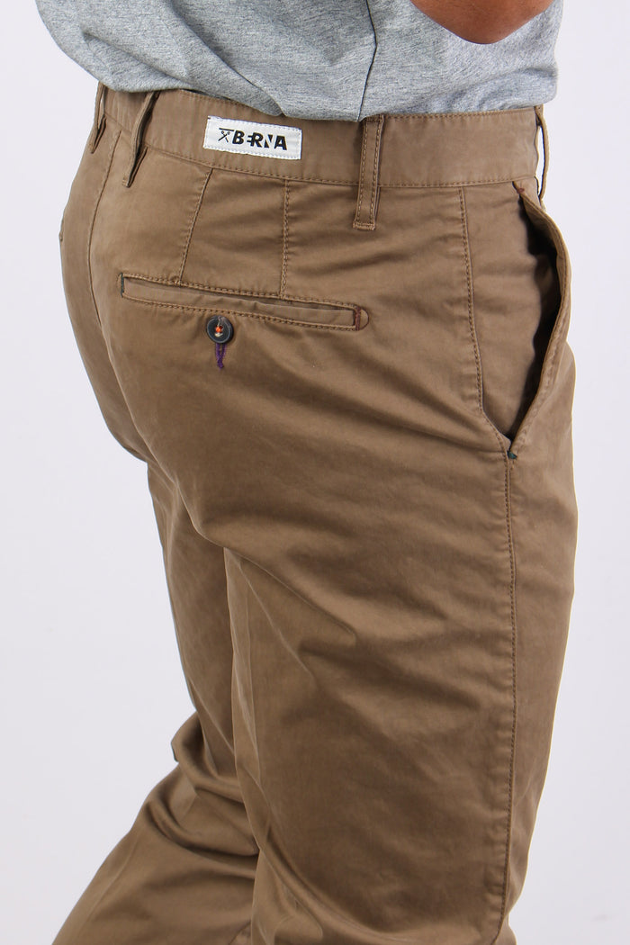 Pantalone Cropped Taschino Cammello-7