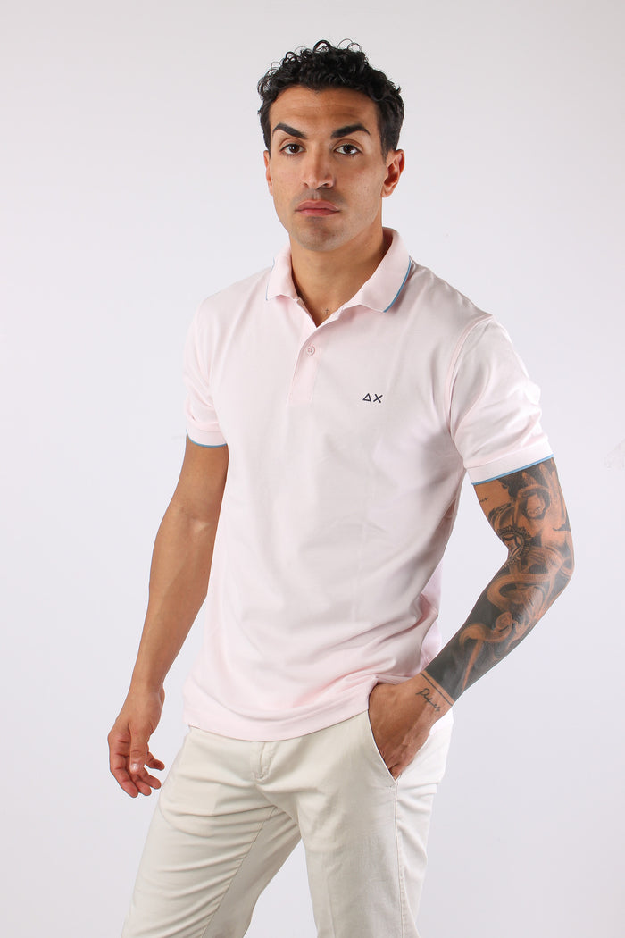 Polo Profilo Sottile Rosa-2